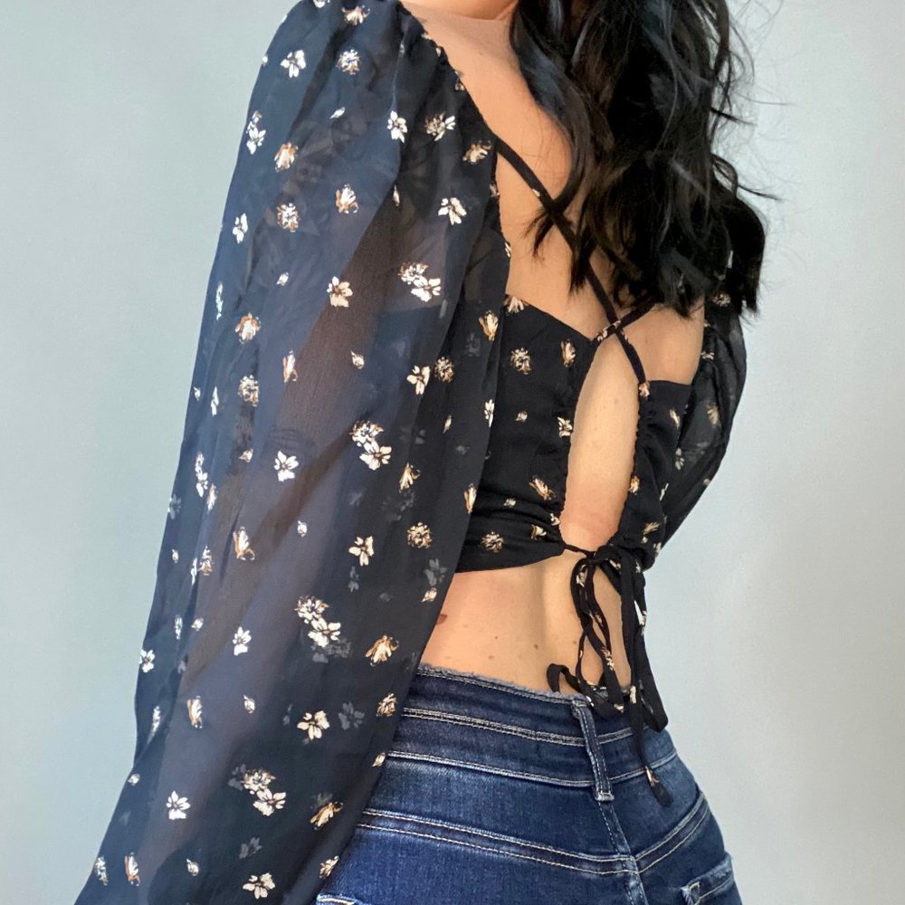 Floral Chiffon Top